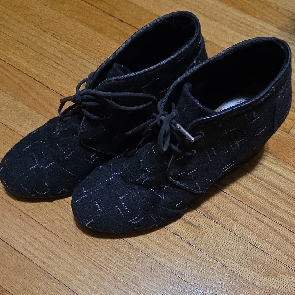 TOMS Desert Wedge Bootie